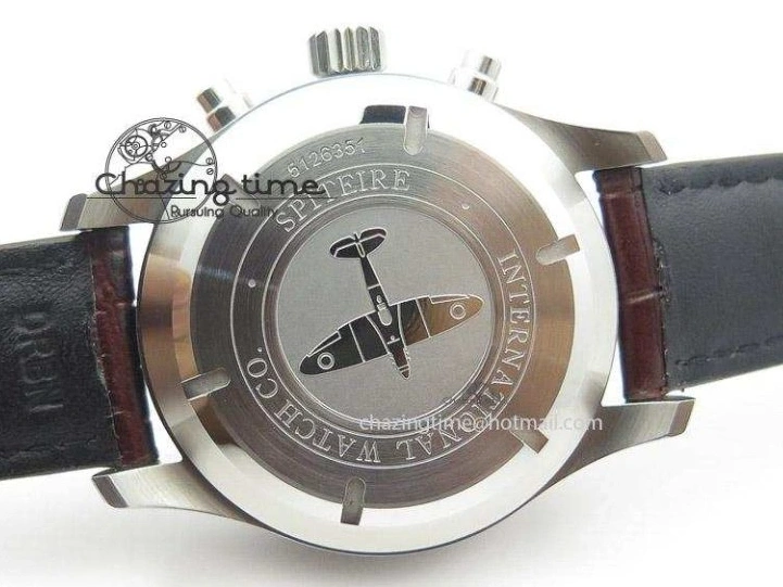 MIROTIME 0504 Pilot Chrono SS 3878 Gray Dial on Brown Leather Strap A Resilient 7395
